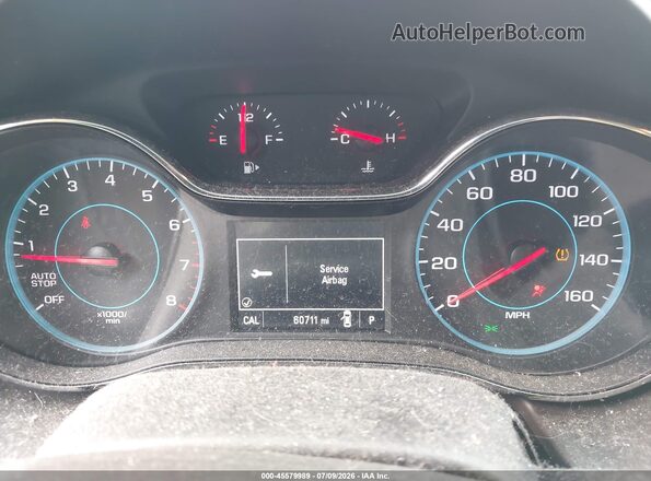 1G1BE5SMXG7300601 2016 CHEVROLET CRUZE Black Հետևի նստատեղերի տեսք