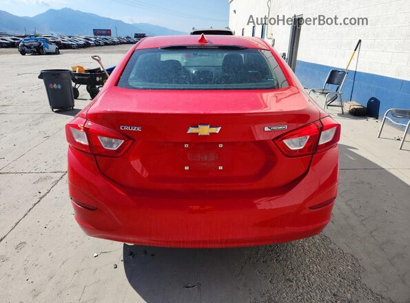 1G1BF5SM0H7204717 2017 CHEVROLET CRUZE Red Հետևի տեսք