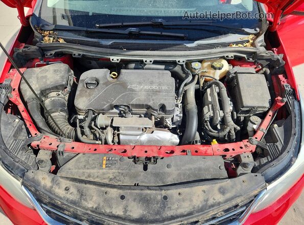 1G1BF5SM0H7204717 2017 CHEVROLET CRUZE Red Սալոնի հետևի տեսք