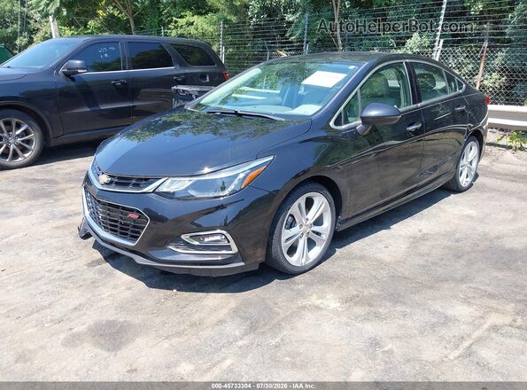 1G1BF5SM3H7183572 2017 CHEVROLET CRUZE Black Առջևի ձախ երեք քառորդ տեսարան