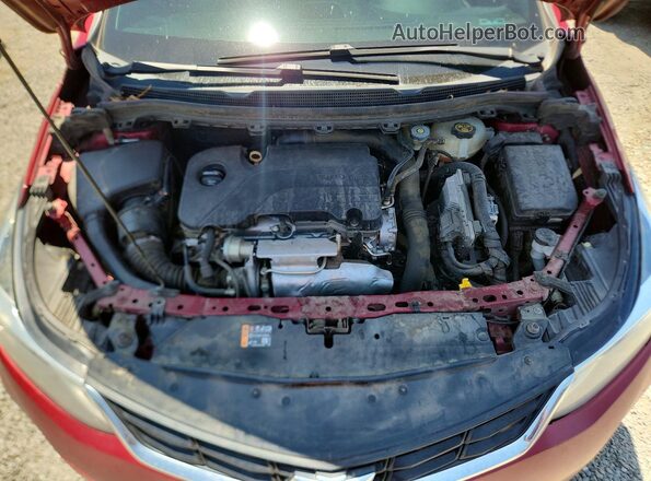 1G1BF5SM5J7225858 2018 CHEVROLET CRUZE Red Вид задньої частини салону