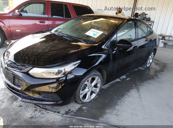 1G1BF5SM6H7201014 2017 CHEVROLET CRUZE Black წინა მარცხენა ხედი სამი მეოთხედიდან