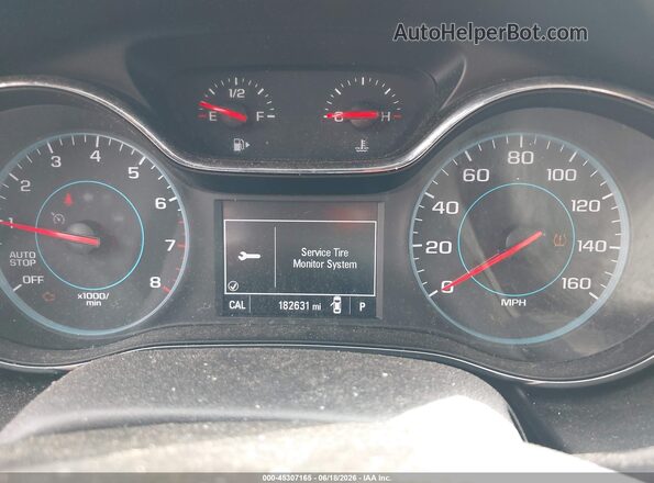1G1BF5SM6H7201014 2017 CHEVROLET CRUZE Black უკანა სავარძლების ხედი