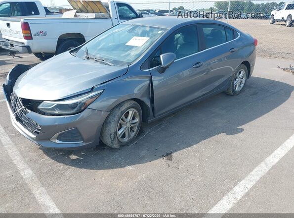 1G1BF5SM8K7100693 2019 CHEVROLET CRUZE Gray წინა მარცხენა ხედი სამი მეოთხედიდან