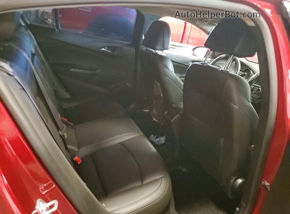 1G1BF5SMXH7141092 2017 CHEVROLET CRUZE Red Rear seats view