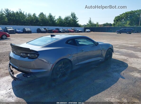 1G1FA1RS8M0103487 2021 CHEVROLET CAMARO Gray Trasero derecho