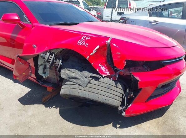 1G1FB1RS1J0146948 2018 CHEVROLET CAMARO Red Widok z przodu