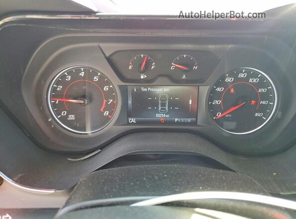 1G1FB1RS3G0154896 2016 CHEVROLET CAMARO Красный Вид щитка приборов