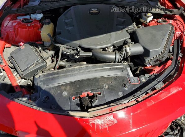 1G1FB1RS3G0154896 2016 CHEVROLET CAMARO Красный Вид задней части салона