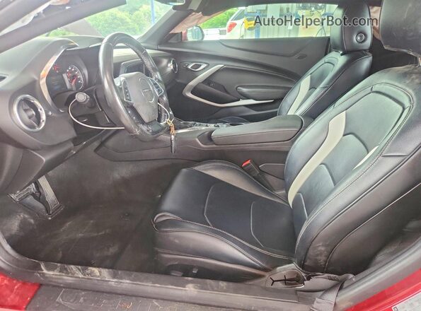 1G1FB1RS3K0134026 2019 CHEVROLET CAMARO Red Vista interior delantera