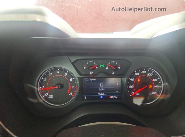 1G1FB1RS3K0134026 2019 CHEVROLET CAMARO Red Vista del cuadro de instrumentos
