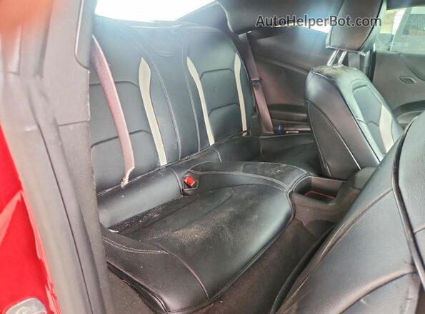 1G1FB1RS3K0134026 2019 CHEVROLET CAMARO Red Vista de los asientos traseros