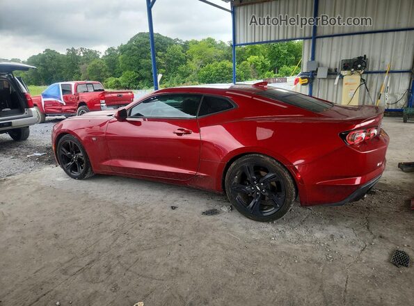 1G1FB1RS3K0134026 2019 CHEVROLET CAMARO Red Trasero izquierdo