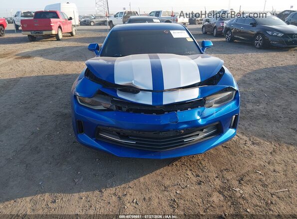 1G1FB1RS4G0162098 2016 CHEVROLET CAMARO Blue Instrument cluster view