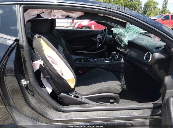1G1FB1RS5K0120662 2019 CHEVROLET CAMARO Black Widok wnętrza z przodu