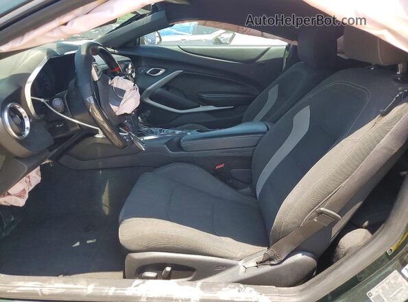 1G1FB1RS5L0105435 2020 CHEVROLET CAMARO Green Widok wnętrza z przodu