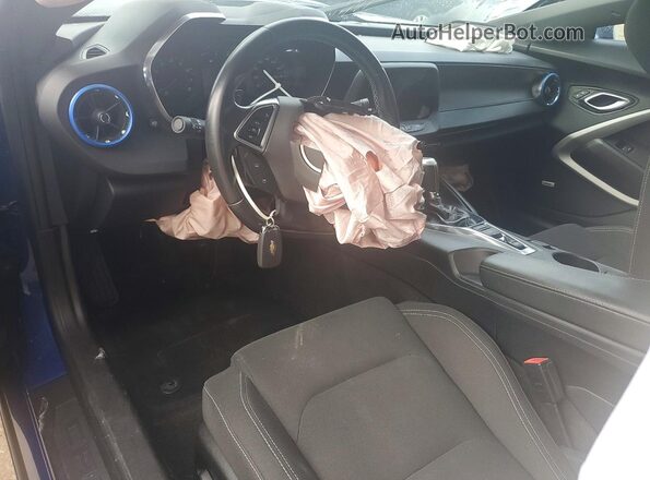 1G1FB1RS9L0113912 2020 CHEVROLET CAMARO Blue Dashboard view