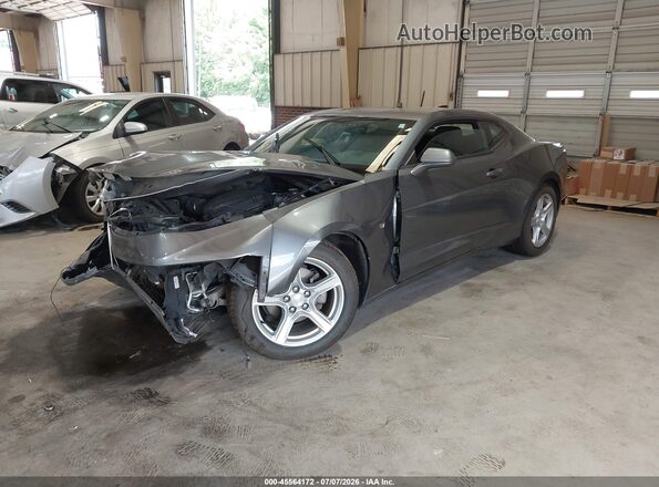 1G1FB1RSXM0102287 2021 CHEVROLET CAMARO Gray Передня ліва чверть