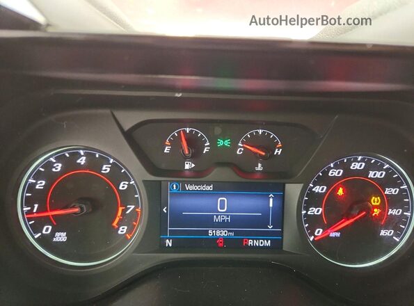 1G1FB1RSXP0128585 2023 CHEVROLET CAMARO Maroon Instrument cluster view