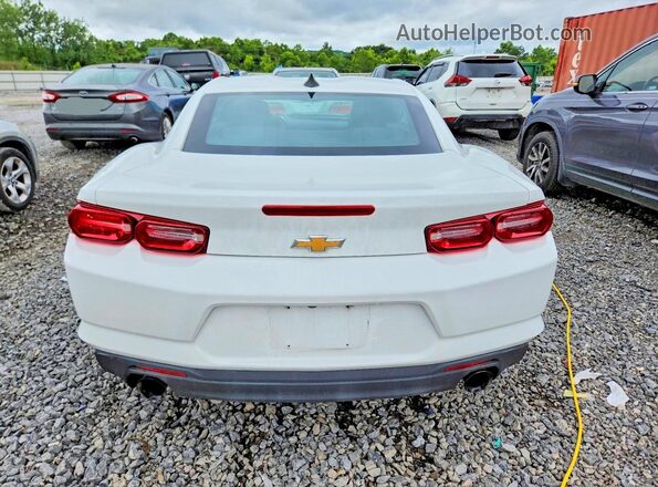1G1FB1RX0K0121486 2019 CHEVROLET CAMARO White უკანა ხედი