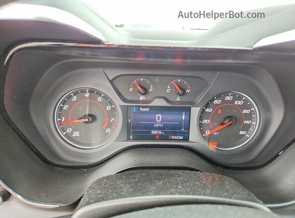 1G1FB1RX0K0121486 2019 CHEVROLET CAMARO White ხელსაწყოთა პანელის ხედი