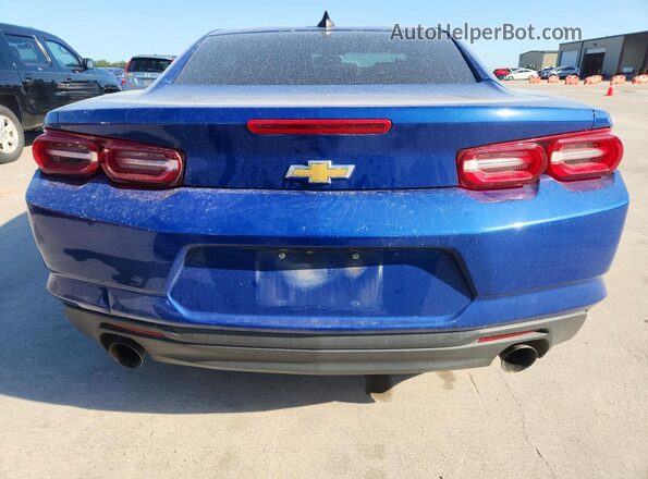 1G1FB1RX1M0140258 2021 CHEVROLET CAMARO Blue უკანა ხედი