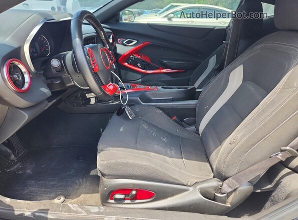 1G1FB1RX1P0148400 2023 CHEVROLET CAMARO Gray წინა სალონის ხედი