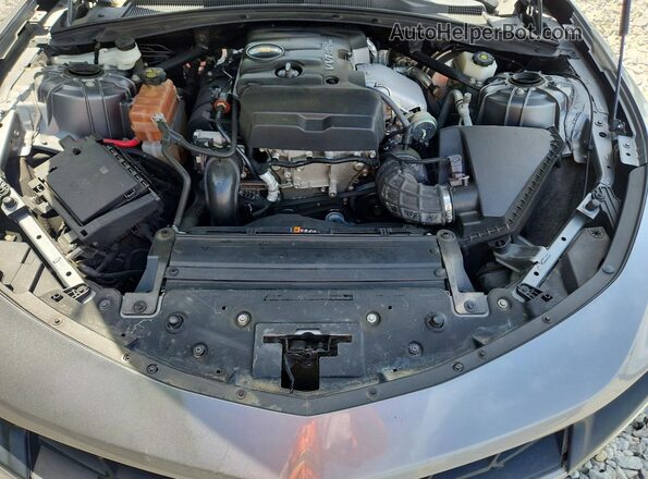 1G1FB1RX3M0138883 2021 CHEVROLET CAMARO Серый Вид подкапотного пространства