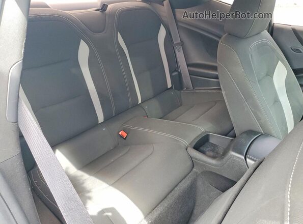 1G1FB1RX6M0127733 2021 CHEVROLET CAMARO Silver Rear seats view