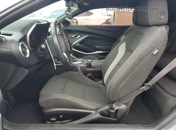 1G1FB1RX6M0127733 2021 CHEVROLET CAMARO Silver Front interior view