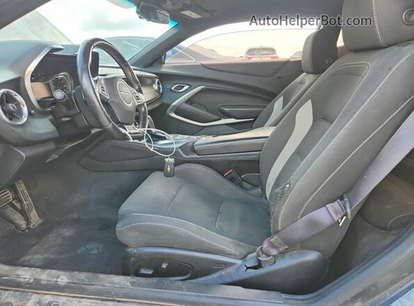 1G1FB1RX7H0178700 2017 CHEVROLET CAMARO Gray Widok wnętrza z przodu