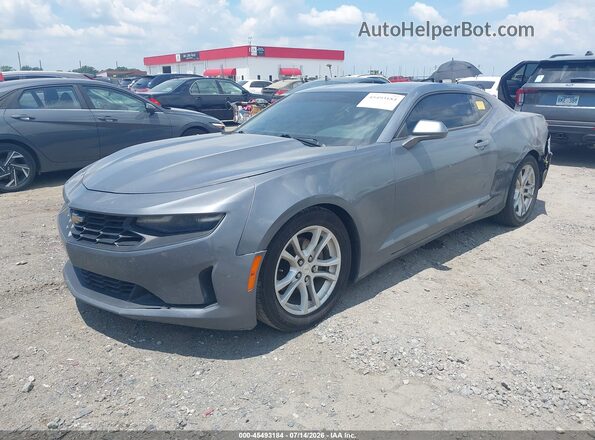1G1FB1RX8K0118237 2019 CHEVROLET CAMARO Gray Передня ліва чверть