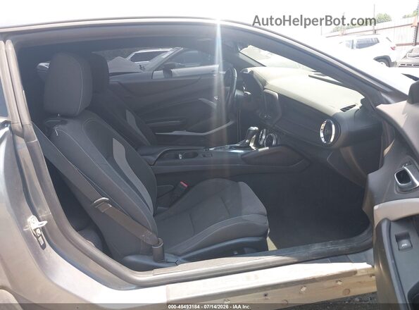 1G1FB1RX8K0118237 2019 CHEVROLET CAMARO Gray Вид салону спереду