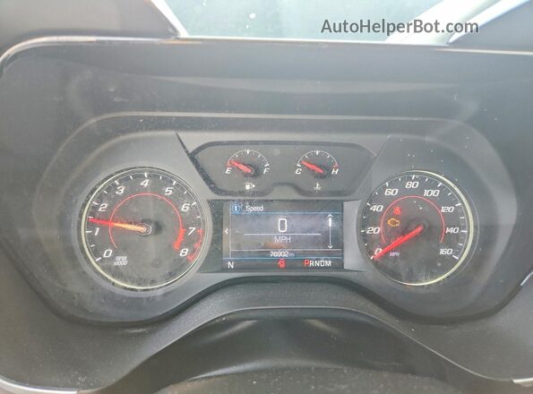 1G1FB1RX9L0115073 2020 CHEVROLET CAMARO Gray ხელსაწყოთა პანელის ხედი