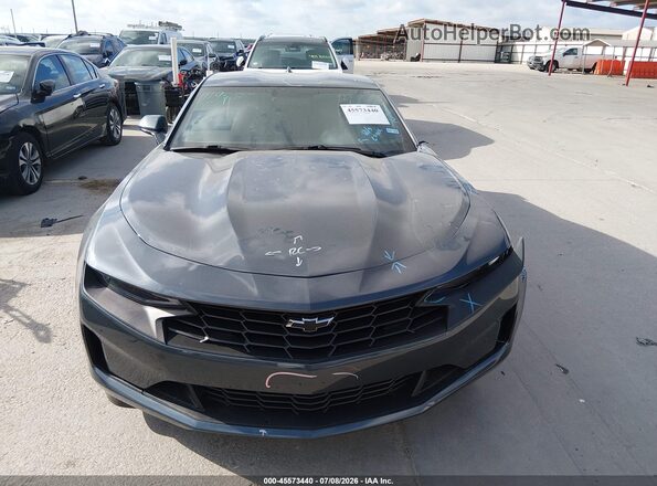 1G1FB1RXXM0138346 2021 CHEVROLET CAMARO Синий Вид щитка приборов