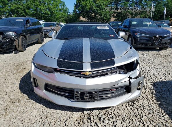 1G1FB3DS1J0155796 2018 CHEVROLET CAMARO Silver Front view
