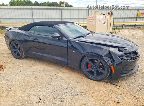 1G1FB3DS1K0109810 2019 CHEVROLET CAMARO Черный Передняя правая четверть