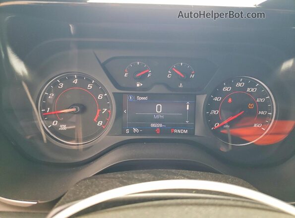 1G1FB3DS1K0109810 2019 CHEVROLET CAMARO Черный Вид щитка приборов