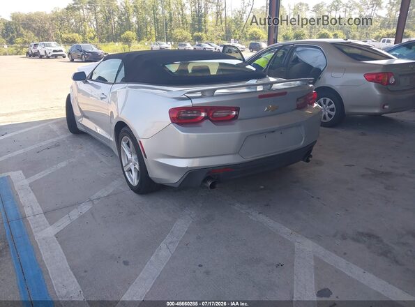 1G1FB3DS3K0111896 2019 CHEVROLET CAMARO Серебряный Задняя левая четверть