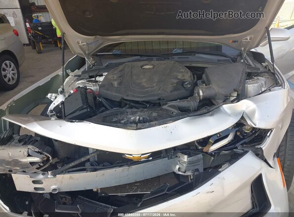 1G1FB3DS3K0111896 2019 CHEVROLET CAMARO Серебряный Вид сзади