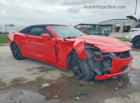 1G1FB3DS5L0109777 2020 CHEVROLET CAMARO Red Передня права чверть