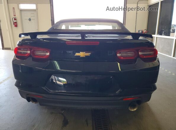1G1FB3DS8L0106727 2020 CHEVROLET CAMARO Black Vista trasera