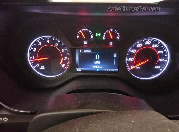 1G1FB3DSXH0112942 2017 CHEVROLET CAMARO Red Vista del cuadro de instrumentos