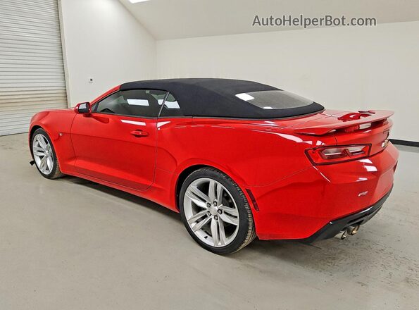 1G1FB3DSXH0112942 2017 CHEVROLET CAMARO Red Trasero izquierdo