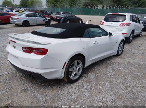 1G1FB3DSXK0156074 2019 CHEVROLET CAMARO White უკანა მარჯვენა