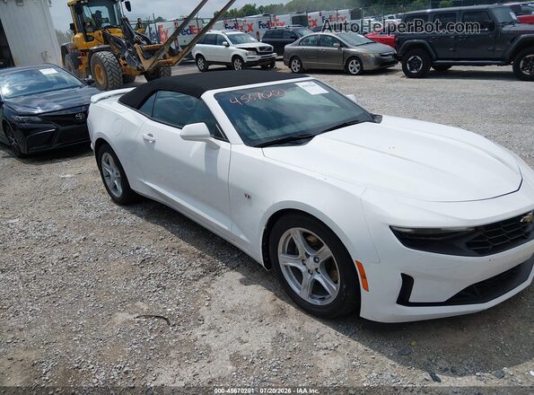 1G1FB3DSXK0156074 2019 CHEVROLET CAMARO White 