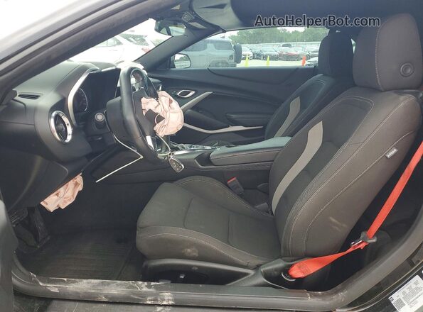 1G1FB3DSXR0106317 2024 CHEVROLET CAMARO Черный Вид салона спереди