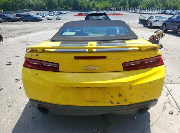 1G1FB3DX0H0138574 2017 CHEVROLET CAMARO Yellow Հետևի տեսք