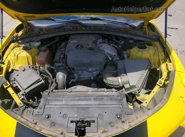 1G1FB3DX0H0138574 2017 CHEVROLET CAMARO Yellow Սալոնի հետևի տեսք