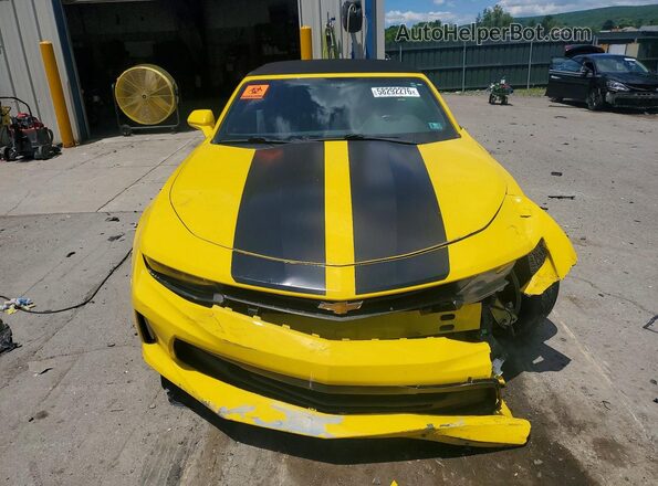 1G1FB3DX0H0138574 2017 CHEVROLET CAMARO Yellow Դիմացի տեսք